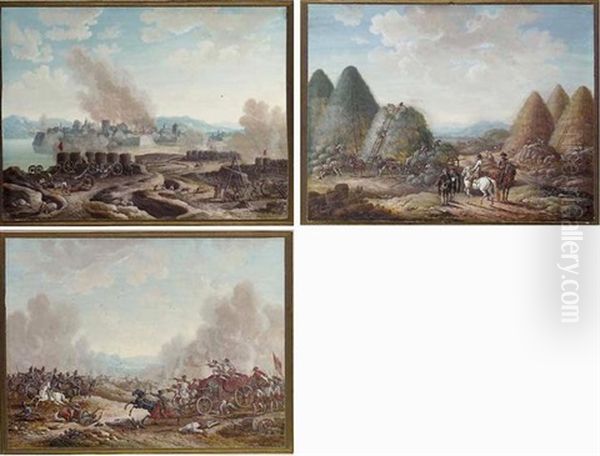 A Fortified Town Under Attack - view 1