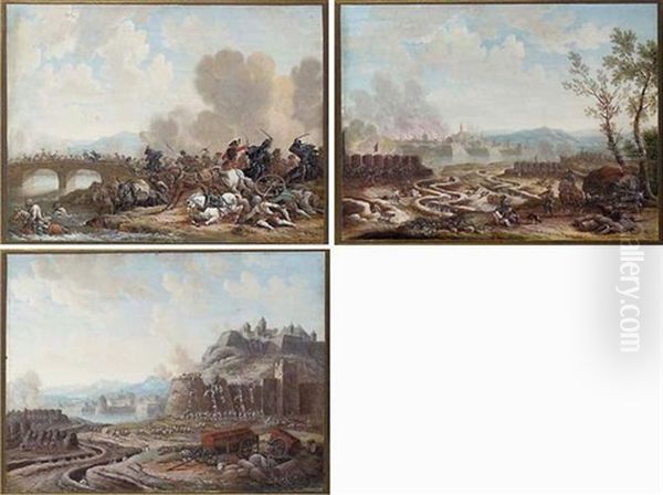 A Military Encampment - view 1