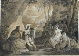 Scene Antique by Jean Alaux