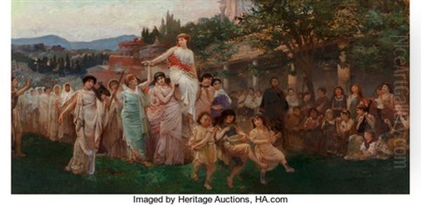 A Roman Wedding Procession - view 1