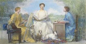 Three Muses by Edwin Howland Blashfield