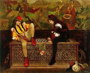 The Chess Game by Edwin Howland Blashfield