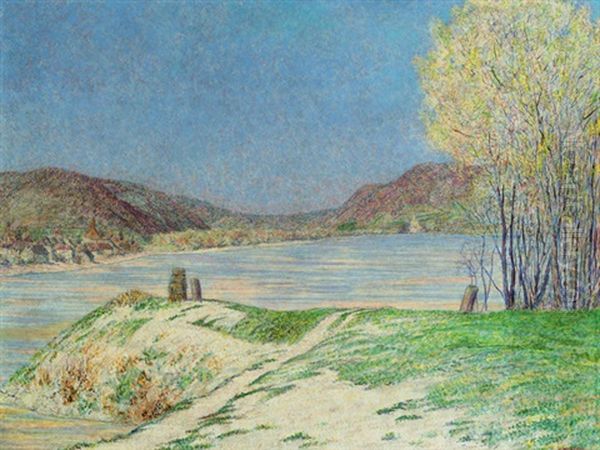 Die Donaulandschaft Mit Schloss Schonbuchel - view 1