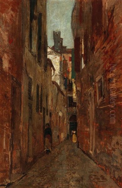 Street Scene In Venice - view 1