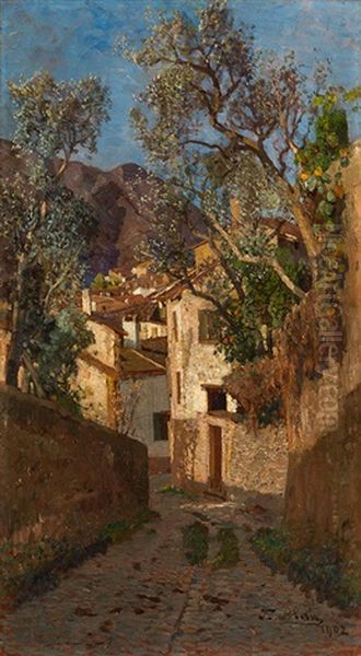 Street In Malcesine At The Lake Garda - view 1