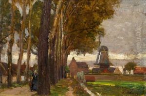 View Of Dordrecht by Tina Blau