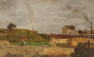 Landschaft Mit Staffage (vorstadt Von Wien)
