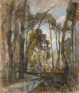 Praterlandschaft Nach Dem Regen (the Prater Gardens After The Rain) by Tina Blau