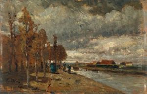 Kanal In Holland by Tina Blau