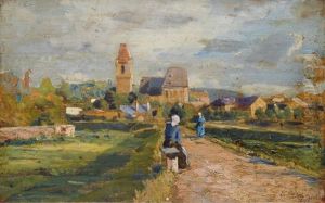Garden Near Perchtoldsdorf by Tina Blau