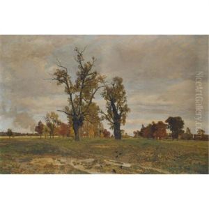 Ein Herbstlicher Nachmittag Im Prater (autumn In The Prater, Vienna) by Tina Blau