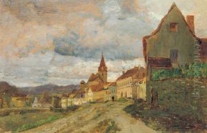 Blick Auf Weisenkirchen In Der Wachau by Tina Blau