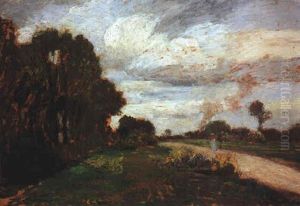 Spaziergang Im Grunen by Tina Blau