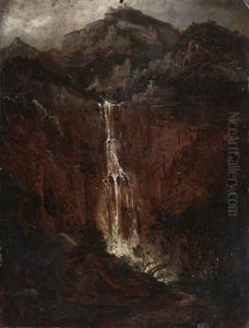 Die Wasserfalle Von Tivoli (study)