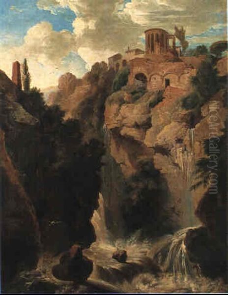 Ansicht Der Wasserfalle Von Tivoli - view 1