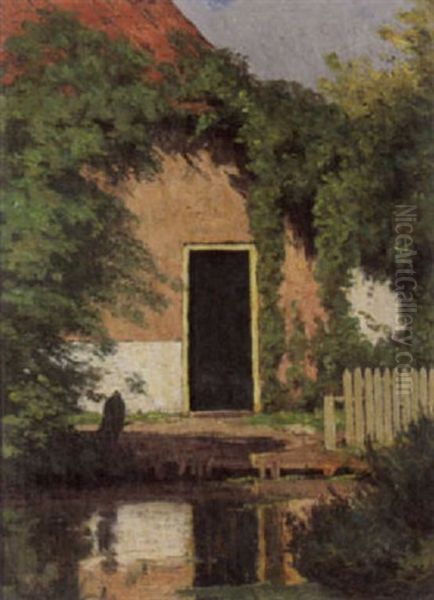 A Cottage By A Pont - view 1