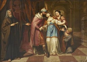 Esther Before Ahasverus by Richard (Risaert van) Bleeck