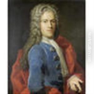 Pair Of Portraits Of A Gentlemen by Richard (Risaert van) Bleeck