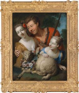 Ein Schaferidyll by Richard (Risaert van) Bleeck