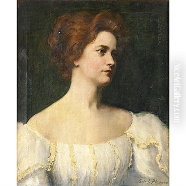 Woman In A White Dress - view 1