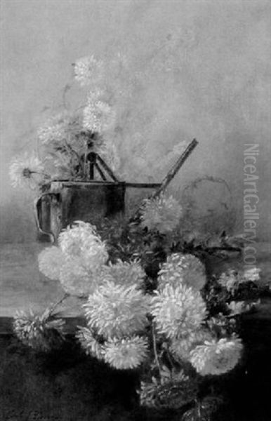 Still Life With Chrysanthemums - view 1