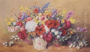 Still Life With Flowers In A Vase Still Life With Flowers In A Vase