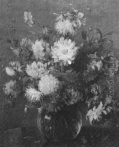 Flowers In A Glass Vase Flowers In A Glass Vase