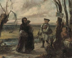 Vrije Jagt En Vissche (caught In The Act) by David Bles