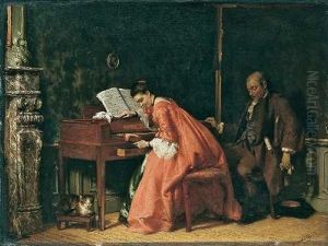 Die Unterbrochene Klavierstunde by David Bles