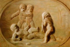 Frolicking Putti by David Bles