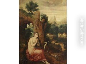 The Penitent Magdalen by Herri met de Bles