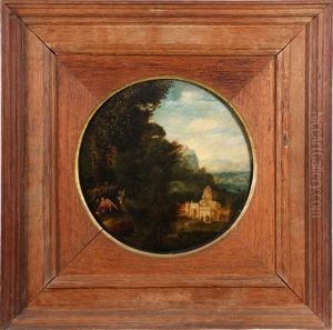 Landscape With Figures by Herri met de Bles