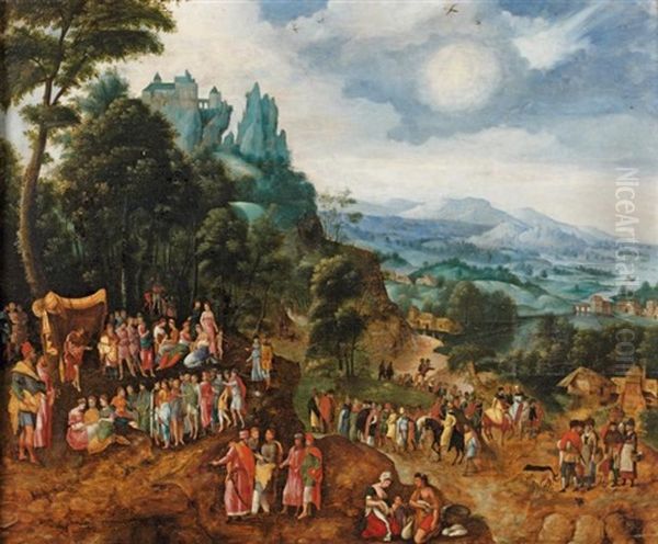 Paysage Avec La Predication De Saint-jean-baptiste - view 1