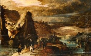 Paesaggio Con Viandanti