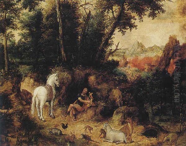Orpheus Charming The Animals - view 1