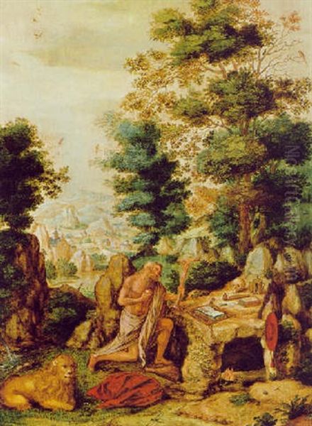 Der Heilige Hieronymus In Einer Landschaft - view 1