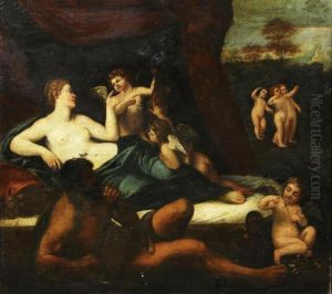 Venus Et Les Amours by Francesco Albane