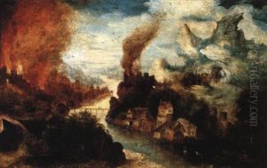 Paysage De Riviere by Herri met de Bles