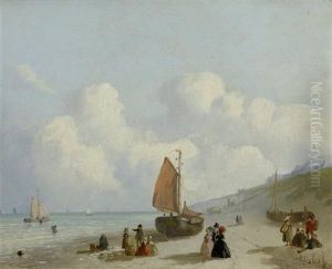 Segelboote An Der Meereskuste by Joseph Bles