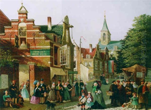 A Fair In A Dutch Town - view 1