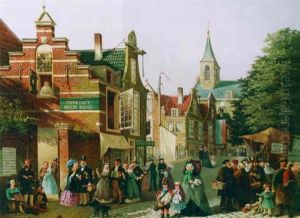 A Fair In A Dutch Town by Joseph Bles