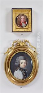 Portrait Of Frederick I Of Prussia by Samuel Blesendorf