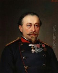Portrait Of An Officer by Johan Peter Bless
