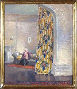 Dame Dans Un Interieur by Maurice Blieck
