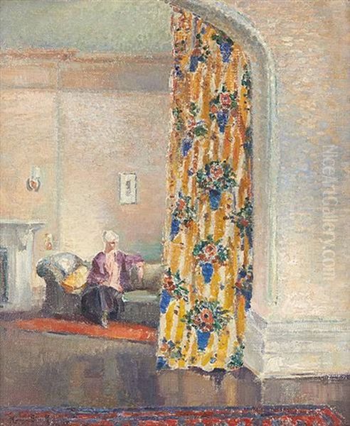 Interieur A La Tenture Fleurie - view 1