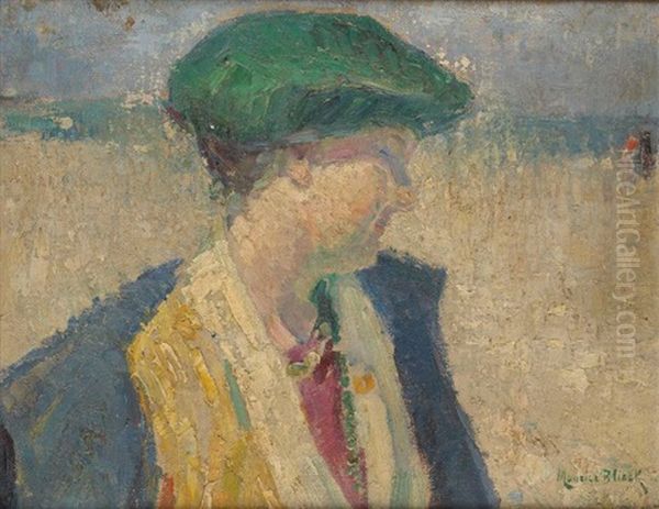 Jeune Femme Au Bord De La Mer - view 1