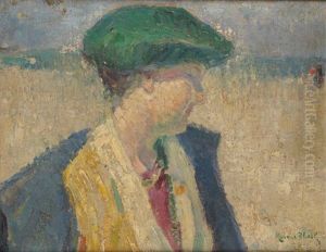 Jeune Femme Au Bord De La Mer by Maurice Blieck