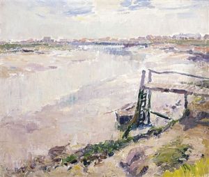 Rivieroever by Maurice Blieck