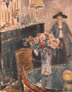 La Dame Au Piano by Maurice Blieck