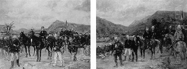 La Marche Du General De Negrier Sur Lang Son - view 1